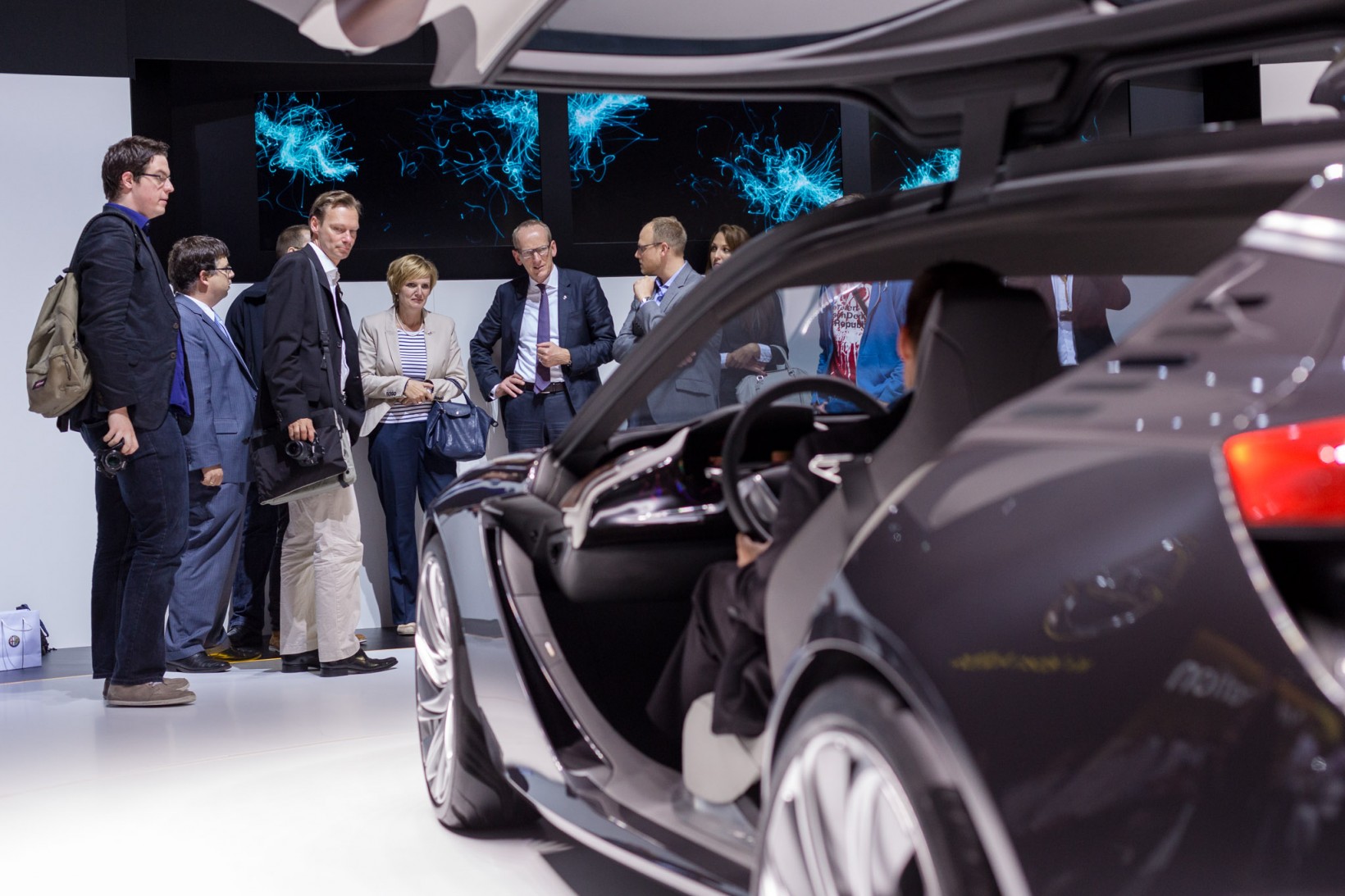 Eventfotos IAA Frankfurt am Main Standführung mit Karl-Thomas Neumann (KTN) Adam Opel AG Rüsselsheim