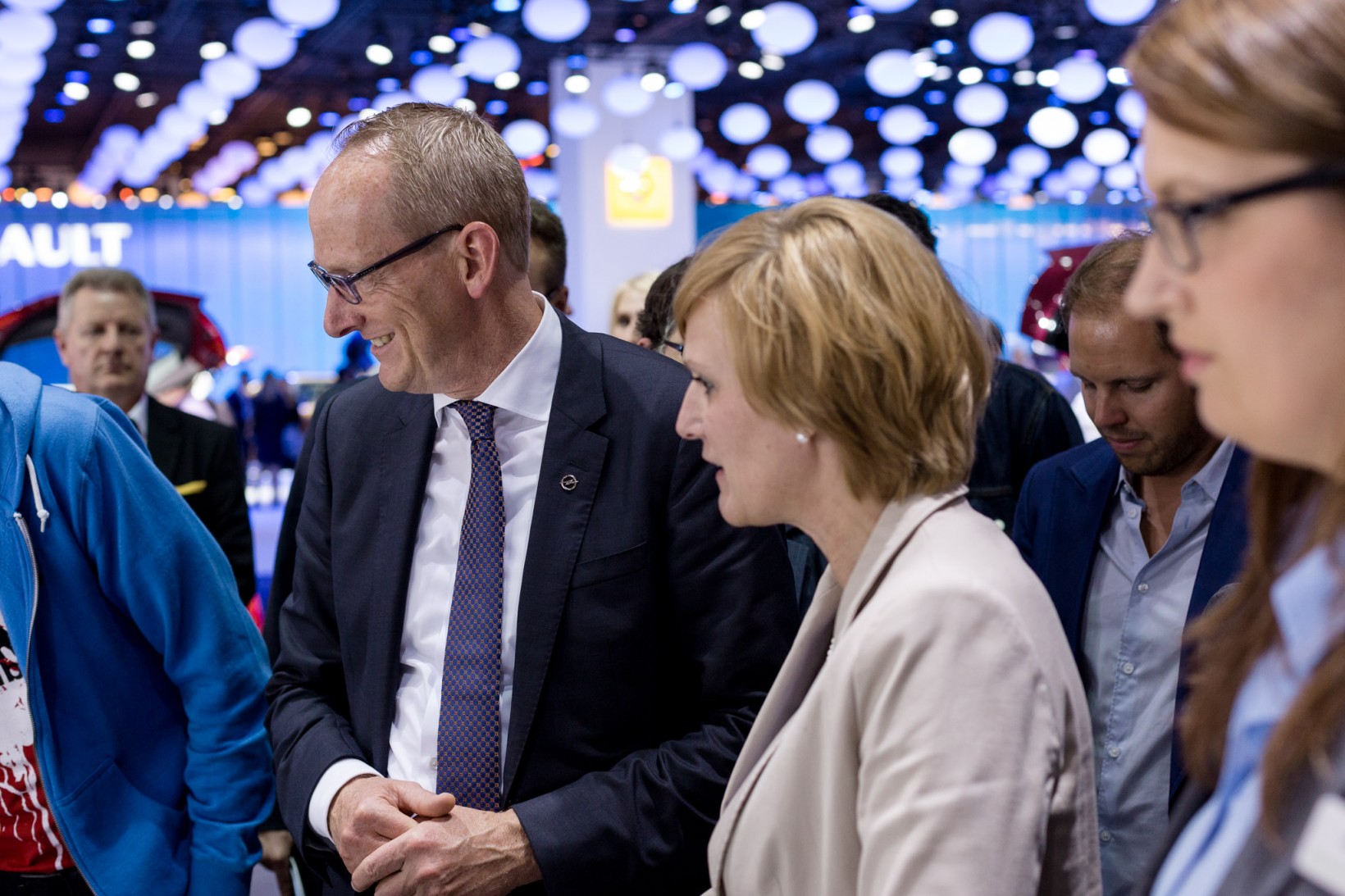 Eventfotos IAA Frankfurt am Main Standführung mit Karl-Thomas Neumann (KTN) Adam Opel AG Rüsselsheim