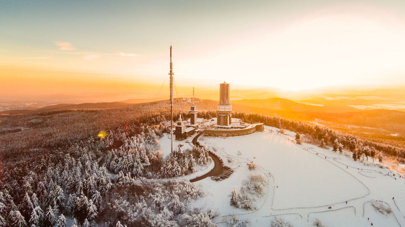 Luftbild Grosser Feldberg im Taunus