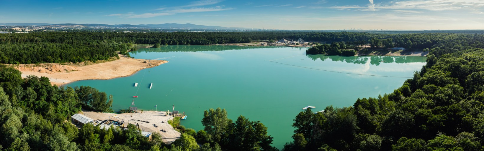 Luftbild Stadt Raunheim Waldsee (Dr. Bauer See)