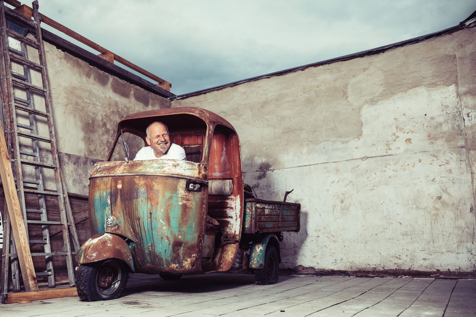 Ein Tag bei Jürgen Kamm - Der Ape-Pabst