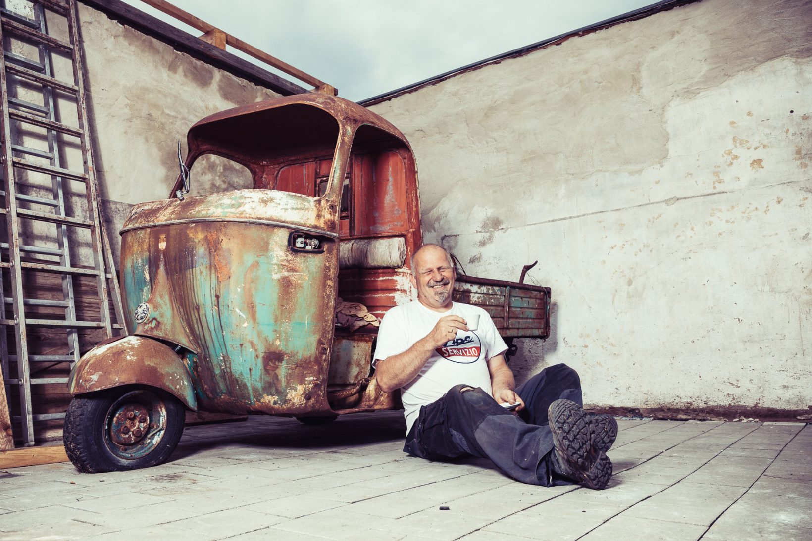 Ein Tag bei Jürgen Kamm - Der Ape-Pabst