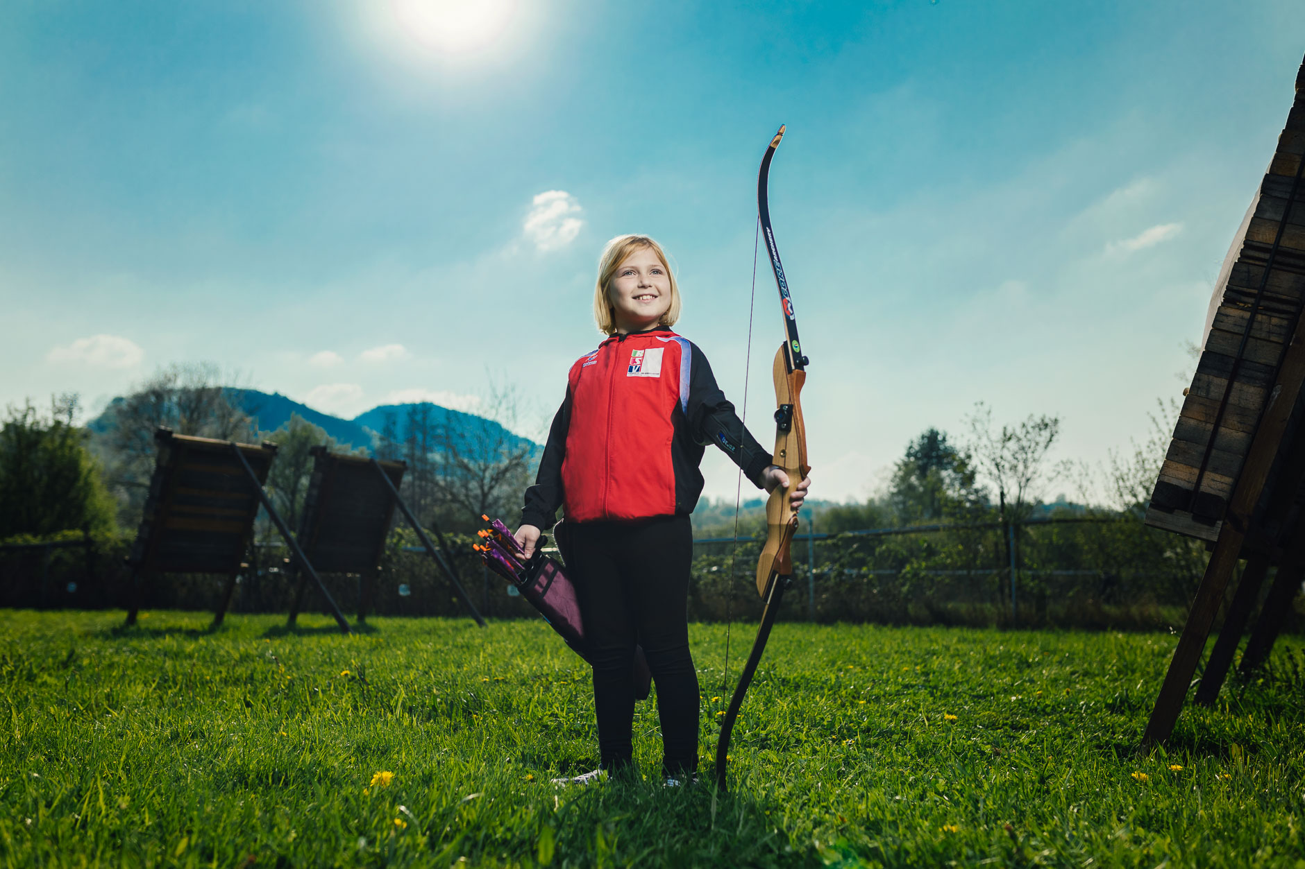 Frida-Maria Niezold, Deutsche Meisterin im Bogenschießen