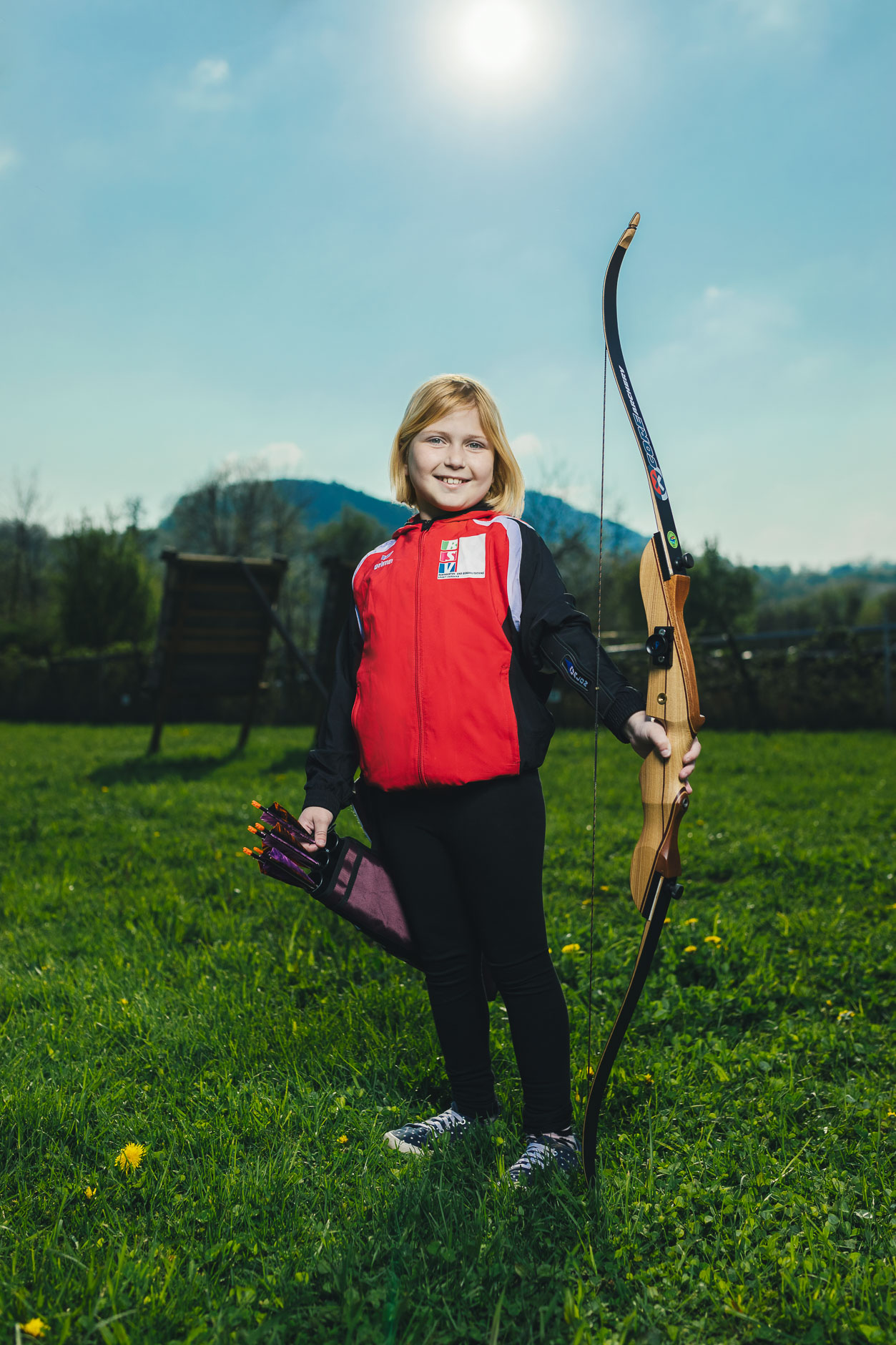 Frida-Maria Niezold, Deutsche Meisterin im Bogenschießen