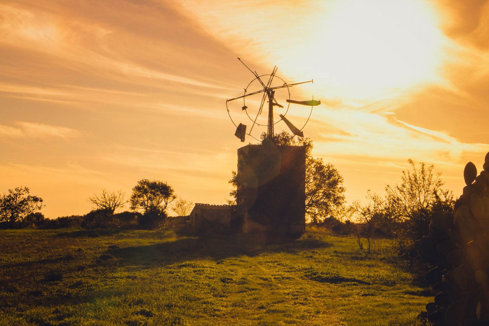 Die toten Windmühlen von Mallorca