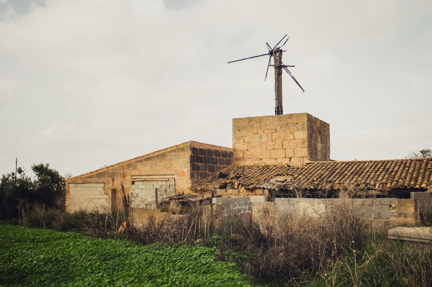 Die toten Windmühlen von Mallorca